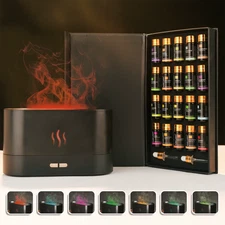 Essential Oil Humidifier Gift Set 20 Bottles Aroma Oils Lavender Eucalyptus Vani