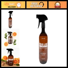 Natural Wood Cleaner Spray – Daily Safe Cleaner for Tables & Cabinets – 16oz, Pl