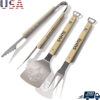 Barbecue Tool Set Sportula Tongs Grill Fork Stainless Steel Tailgating Gift New