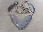 VINTAGE Hopi sterling silver overlay necklace with BUTTERFLY DESIGN — photo 2