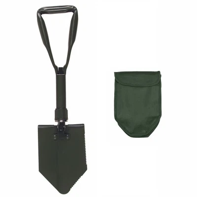 BW Bundeswehr Klappspaten mit Nylonhülle Feldspaten Spaten Dreifachspaten Neu - Bild 1 von 4