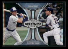 2019 Topps Chrome Robin Yount / Christian Yelich #GRE-9 Greatness Returns