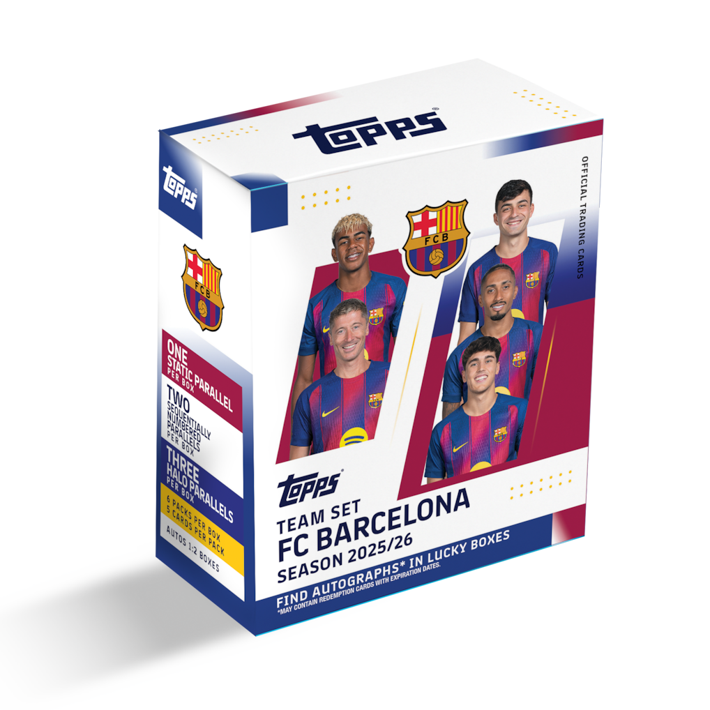 2025/26 TOPPS FC BARCELONA Team Set/Box LAMINE YAMAL UEFA Soccer