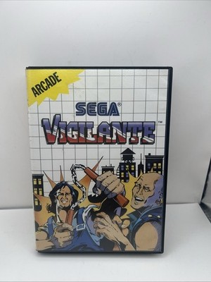Vintage Vigilante Sega Master System Video Game CIB Japan 1989 Arcade Action