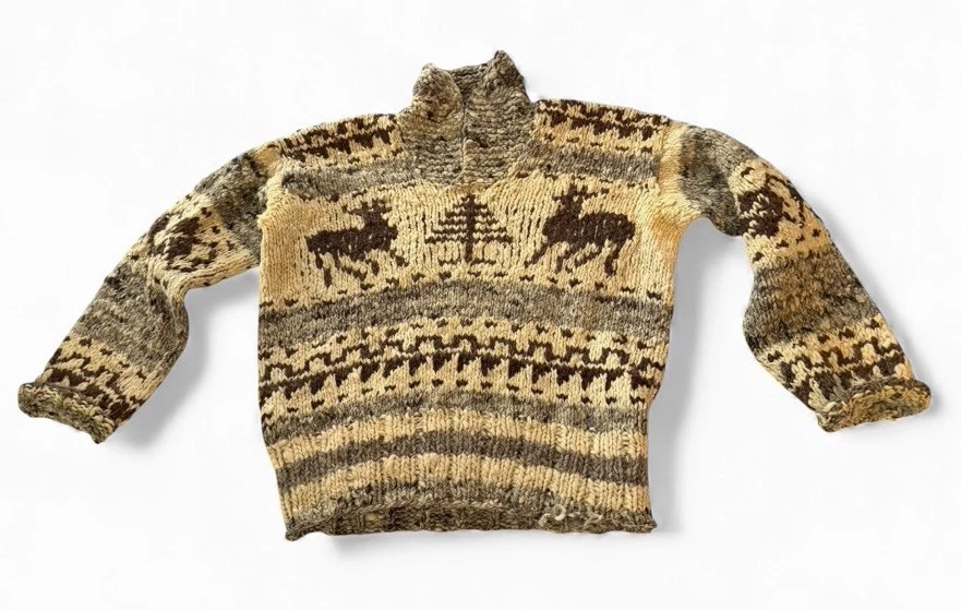 Cowichan Sweater In Men's Vintage Sweaters for sale | eBay