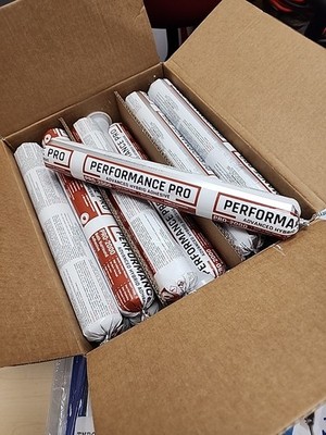 BOX OF 12 PERFORMANCE PRO PRO-2000 ADVANCED HYBRID WHITE ADHESIVE 20 oz SAUSAGES