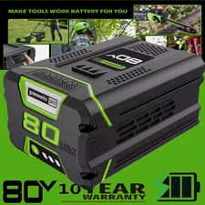 5000mAh For Greenworks 80V Pro pack Lithium Battery GBA80200 GBA80400 Battery