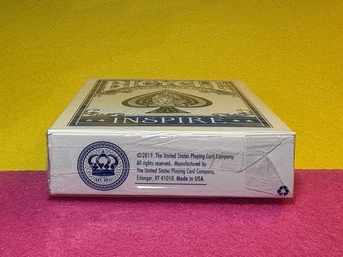 Bicycle Playing Cards, House of Playing Cards, Inspire, Marked V2, Blue - Picture 5 of 6