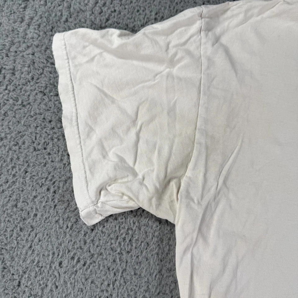 Vintage UConn Huskies T-Shirt Mens 2XL White Champions 90s Nike Center Swoosh - Image 3 of 4