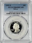 1992 - S  Silver Washington Quarter - PCGS  PR69DCAM