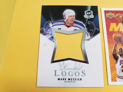 Mark Messier NY Rangers 2007 - 2008 UD The Cup Limited Logos Blank Back