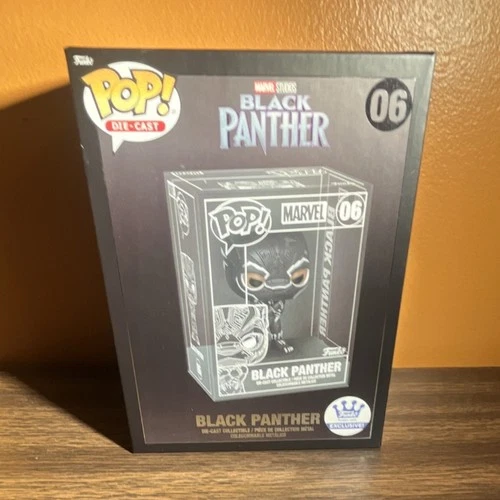 Funko Pop! Die-Cast Black Panther 06 Funko Exclusive Marvel Studios Figure