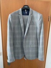 Zara Man grau-karierter Anzug Gr. EU 56 / Hose EU 46 - NEU+Etikett (ungetragen!)