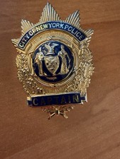 NEW YORK CITY Police Department Badge: „Captain“-  Polizei Abzeichen USA