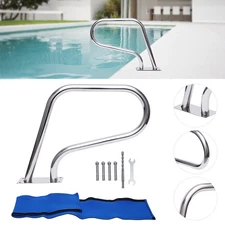 Swimming Pool Hand Rail Handrail Stair Rail Pool Railing Stainless Steel Rail US