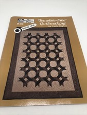 Template Free Quilt making Brown Black Shape Patterns Book One Patchwork Place
