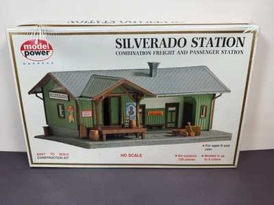 Model Power 605 SILVERADO STATION HO Scale Train Building Model Kit