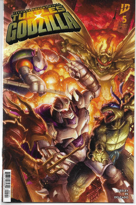 TEENAGE MUTANT NINJA TURTLES X GODZILLA (2025) #5 A - New Bagged (S)