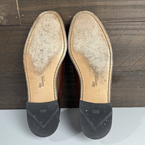 Neuwertige Allen Edmonds braune Maxfield Quaste Loafer Webakzente Staubschutz 11,5 E - Bild 10 von 18