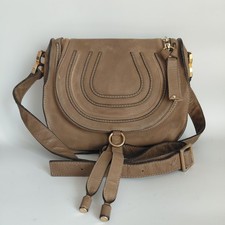 Chloe Marcie khaki beige crossbody satchel bag