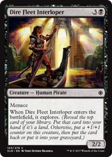 x4 Dire Fleet Interloper - Ixalan - NM - MTG