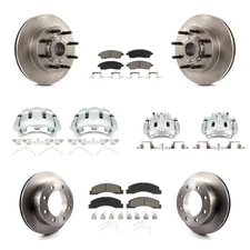 Front Rear OE Brake Rotors Pads Calipers Kit for Ford Excursion 2005 oe8K