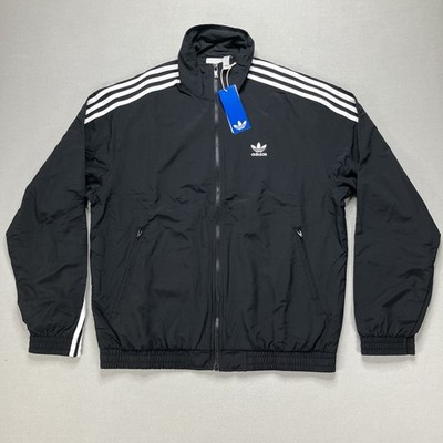 IT2491 Adidas Originals Mens Firebird TT Track Jacket Black Men s Size M NWT