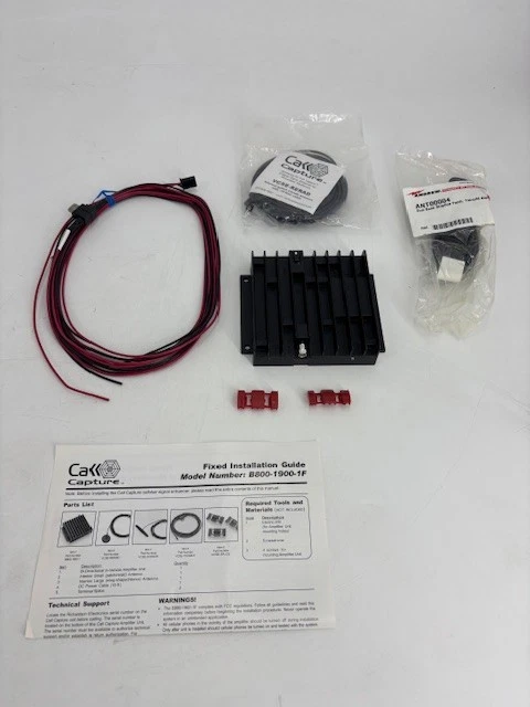 IN-VEHICLE WIRELESS CELLULAR SIGNAL AMPLIFIER CALL CAPTURE DUAL BAND 12V - Image 3 of 4