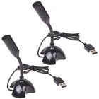 2X USB Microphone Web Flexible Noise Canceling Mic for  PC Computer Laptop1040