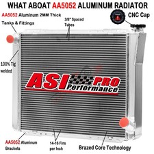 Universal 2 Row Aluminum Radiator Fits Gm Chevy 26 X 19 Crossflow Universal 2 Row Aluminum Radiator Fits Gm Chevy 26 X 19 Crossflow