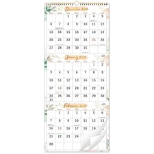 2027 Wall Calendar - 3 Month Calendar 2027 Vertical, 11" x 26"
