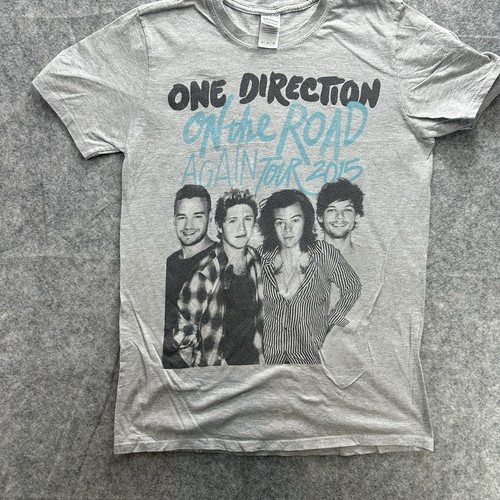 One Direction ID On The Road Again Tour Shirt Mens Medium 2015 Official Pop Rock - Picture 2 of 14