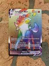 Pokemon Card TCG - Lycanroc VMAX 213/203 Secret Rare Evolving Skies Near Mint