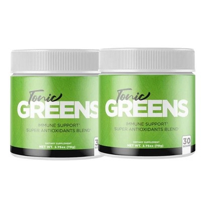 (2-Pack) Tonic Greens Powder - TonicGreens Immune Support & Antioxidant Powder