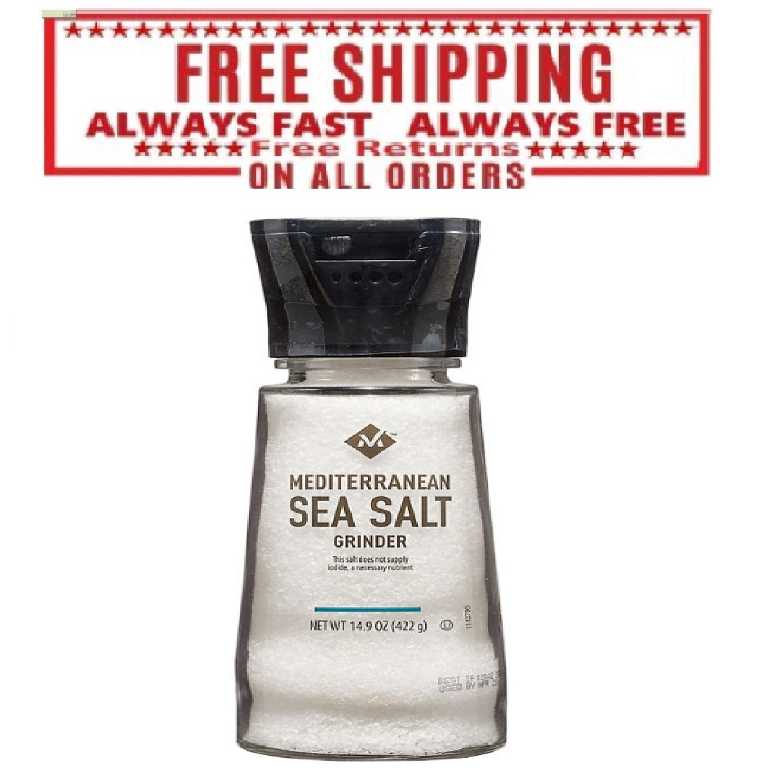 Member's Mark Sea Salt Grinder (14.9 oz.) 2 pack eBay