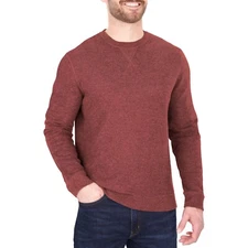 Member's Mark Men's Crewneck Pullover Size S Red Mark