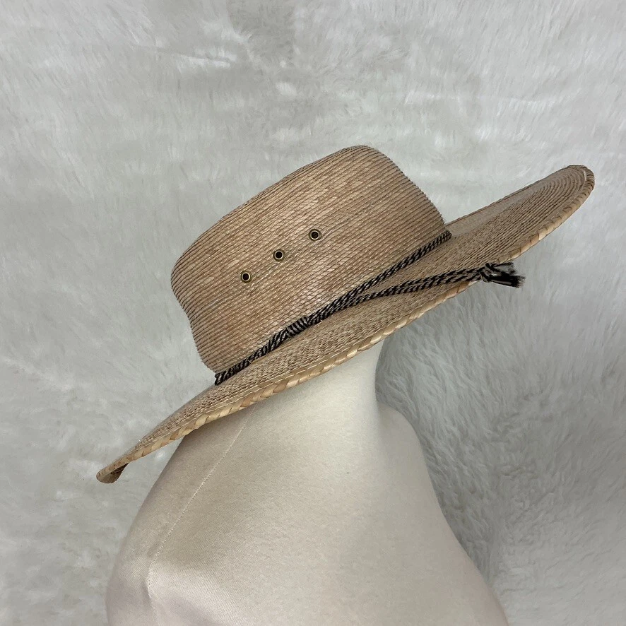 L*Space Wayne Wide Brim Straw Sun Hat NWOT