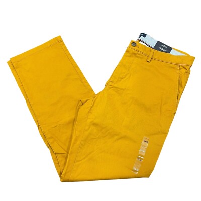 Tommy Hilfiger Men's TH Flex Stretch Cotton Regular Fit Tapered Leg Chino Pants