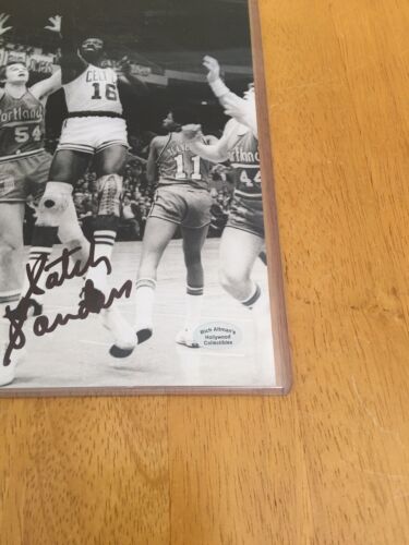 Tom Satch Sanders Boston Celtics signiert 8X10 Foto Hollywood Sammlerstücke COA - Bild 2 von 3
