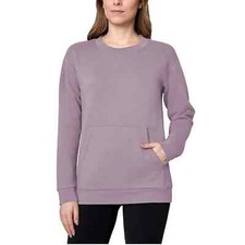 Mondetta Womens Everyday Soft Relaxed Fit Crewneck Sweatshirt Purple Size XL NWT