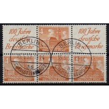 W 6 mit Berlin-Charlottenburg Stempel