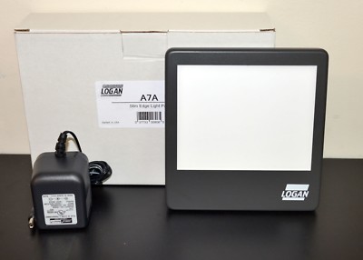Logan A7A 4x5 Slim LED Lite Pad 5000K, used & battery operated