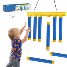 Reflex Drop Sticks Challenge Game, Hand Eye Coordination Training Toy, USA Ships