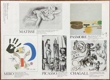 Victor Passmore original signed phamplet of Modern Masters prints