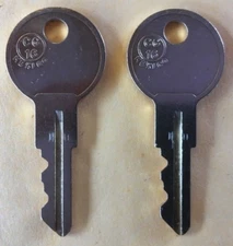 W1001-W1050 2 New Keys For Craftsman / Sears Tool Chest Box Cut To Your Key Cord