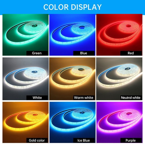 24V 2835 SMD LED Strip Light Waterproof IP68 120LED Flexible Tape Rope Lighting - Picture 7 of 12