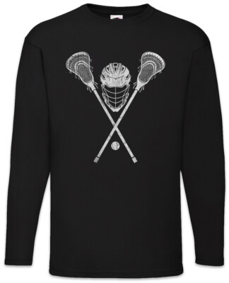 Lacrosse Gear Langarm T-Shirt Player Passion Love Addiction Ball Lacrosse Stick