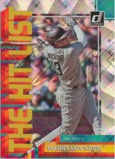 Manny Machado 2022 Panini Donruss The Hit List Diamond THL-11 San Diego Padres