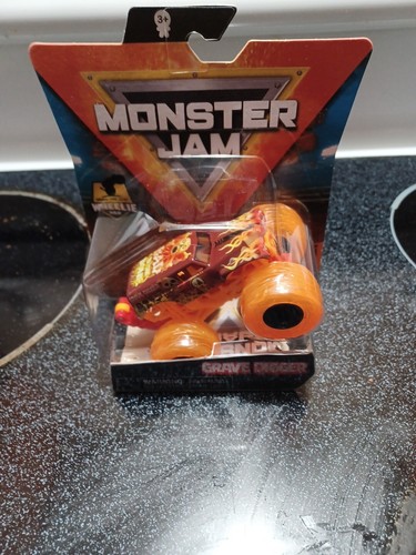 Grave Digger Spin Master Monster Jam Truck Series 18 Wheelie Bar 2020