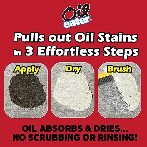 Overnight Stain Remover for Cleaning Oil Stains on Concrete, Driveway